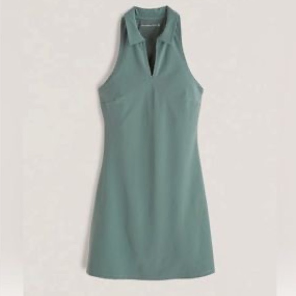 Abercrombie & Fitch Dresses & Skirts - Abercrombie & Fitch Traveler Polo Mini Dress - Green